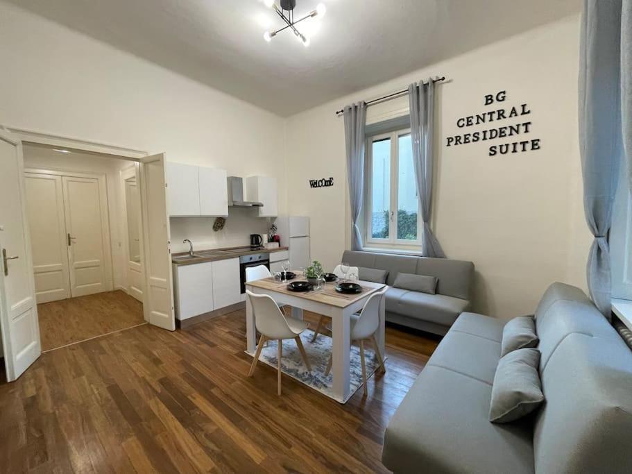 Bg Central President Suite Con Parcheggio - Vista Citta Alta Bergamo Exterior photo